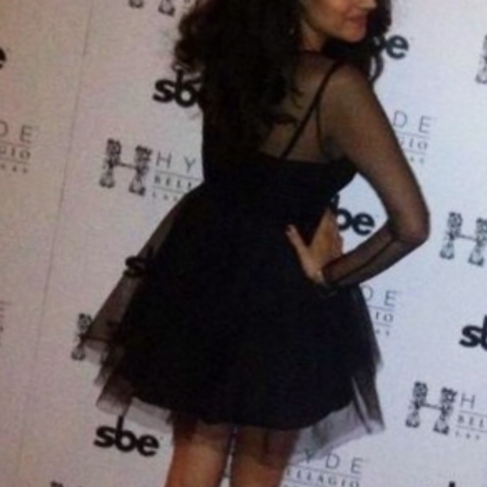 Black Pins and Needles Tulle Dress